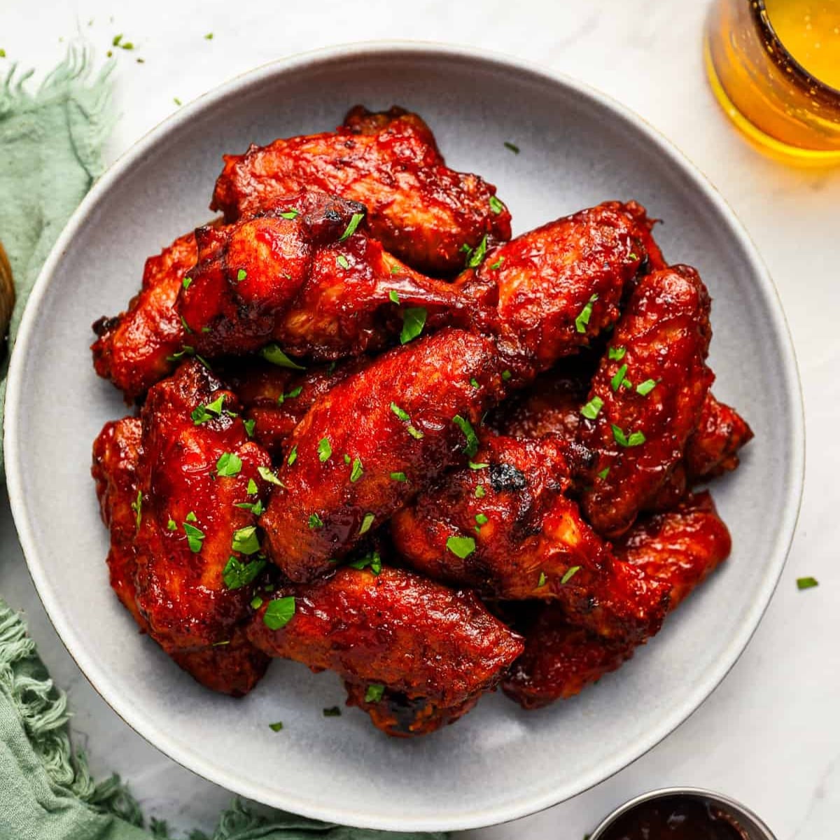 Chicken Wings (Peppered or BBQ) Portion