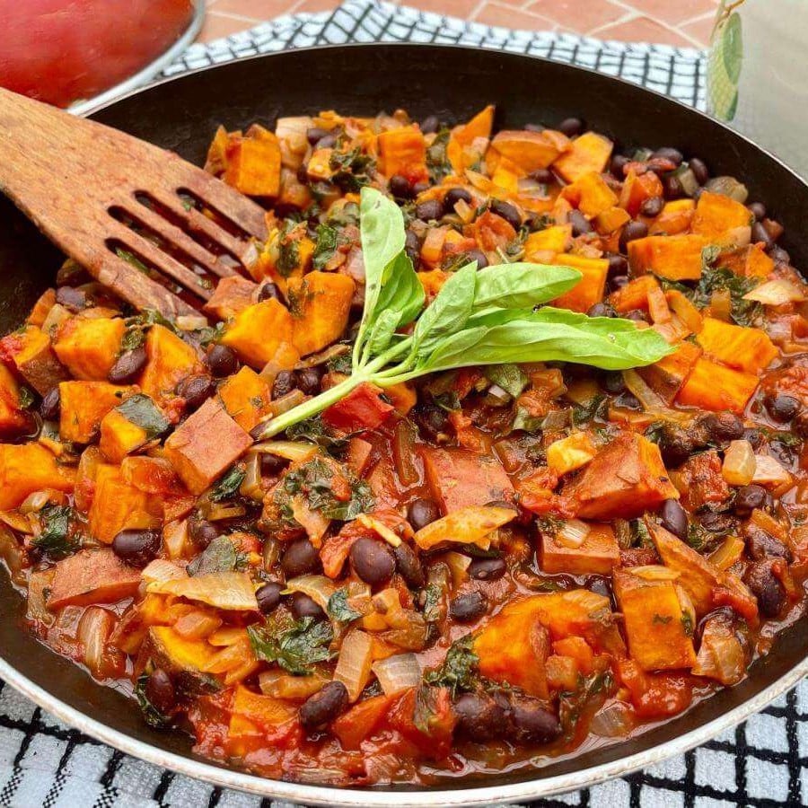 Beans & Sweet Potato Pottage