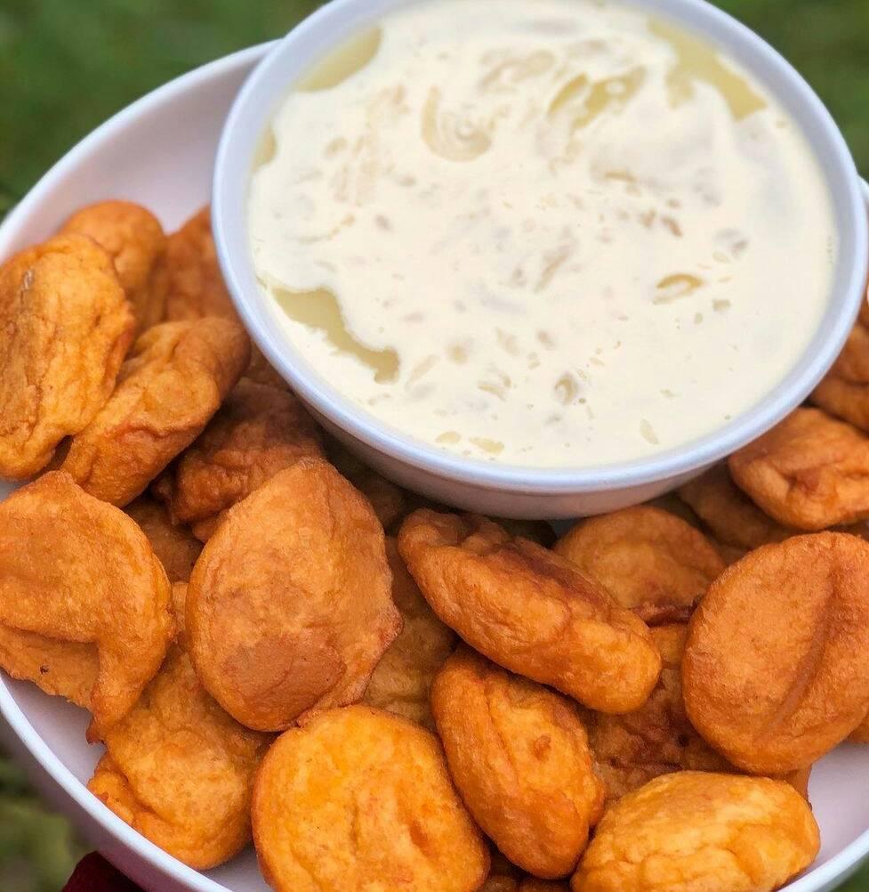 Akara with Pap (Akamu)