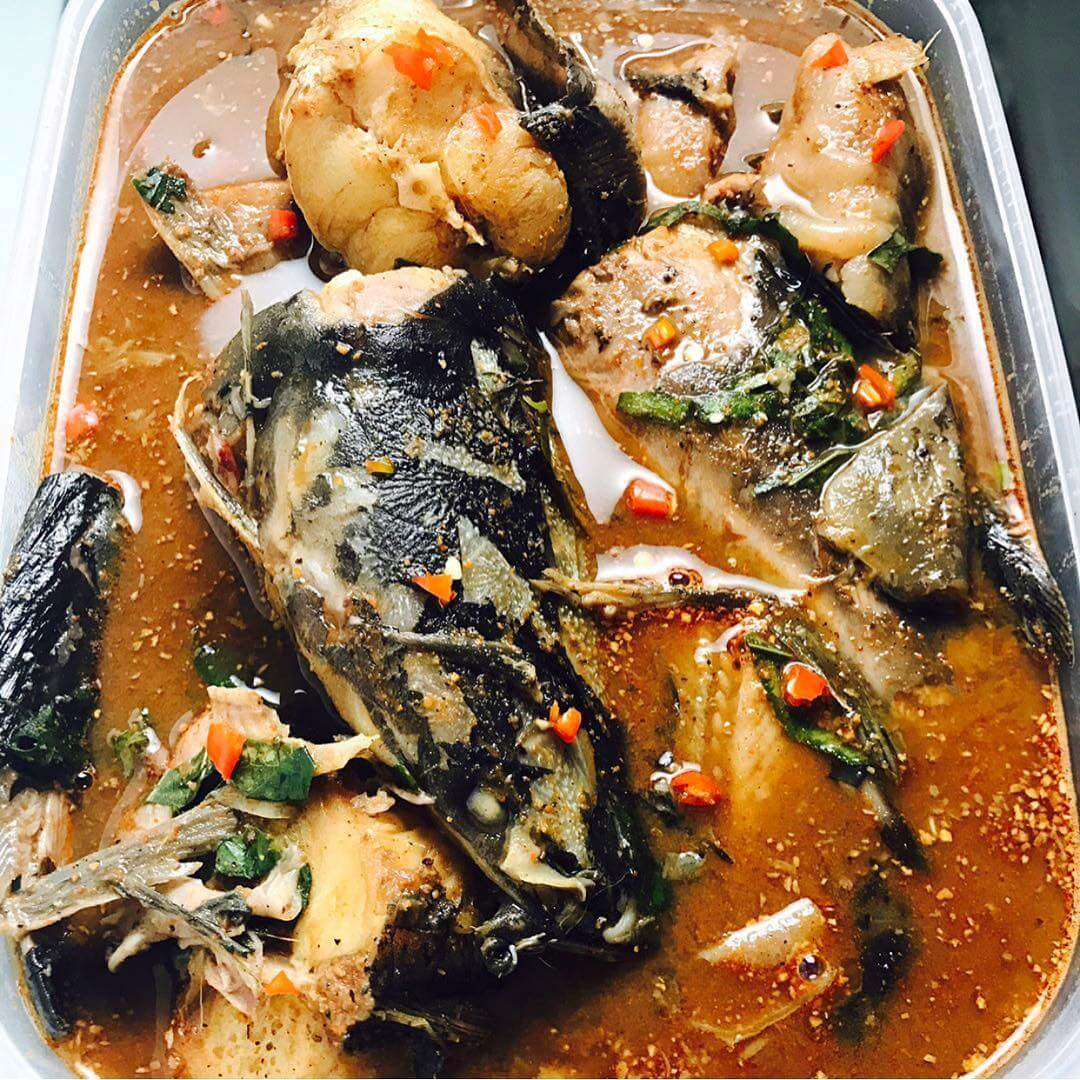 Fresh Fish Soup (Egogi, regular) - Family Size (serves 3-4)